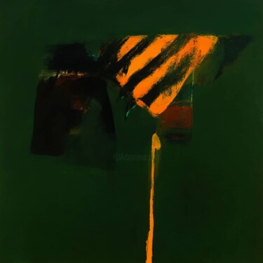 Painting titled "Fracture Solaire" by Ds 26, Original Artwork, Acrylic