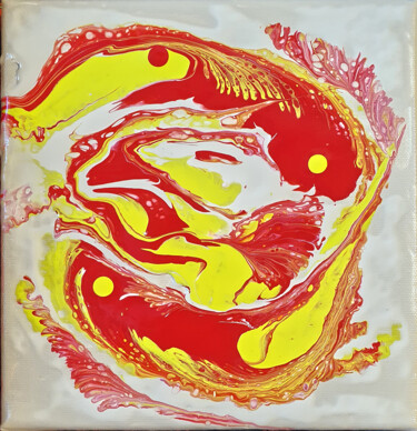 Painting titled "DelSoko 118." by Guy Henri Delvoye (DelSoko), Original Artwork, Acrylic Mounted on Wood Stretcher frame