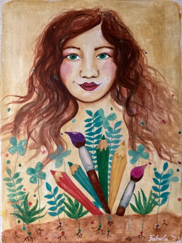 Pittura intitolato "Be the Artist of yo…" da Fabiola Weißhar, Opera d'arte originale, Acrilico