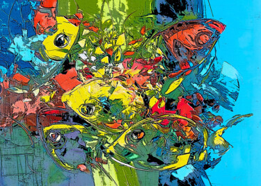 数字艺术 标题为“COLOUR FULL” 由Cesare Maestrelli, 原创艺术品, 数字油画