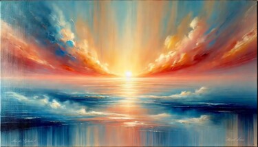 Horizont Digital Arts titled "Horizont" by Bernd Lauer, Original Artwork, Digital Painting