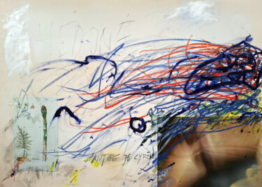"Une étincelle que m…" başlıklı Resim Boyfred tarafından, Orijinal sanat, Pastel