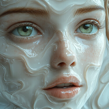Digital Arts titled "Girls. Portrait in…" by Efema, Original Artwork, AI generated image