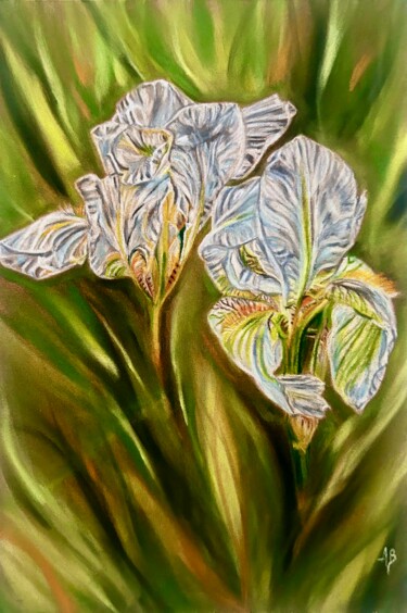 Schilderij getiteld "Tibi jam duobus ann…" door Anne Brigaud, Origineel Kunstwerk, Pastel