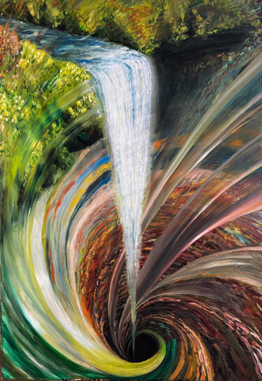 제목이 "Nature of Nature"인 미술작품 Rafał Janicki로, 원작, 기름
