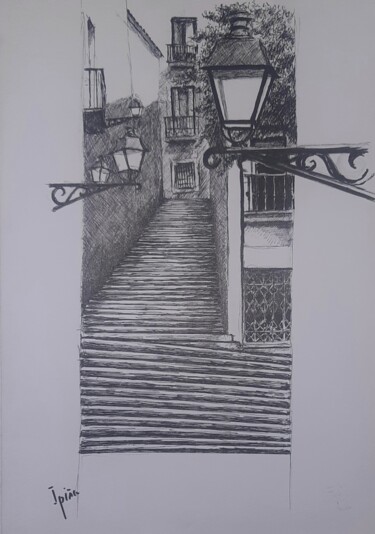 제목이 "Sketcher Girona 3"인 그림 Ipiña로, 원작, 마커