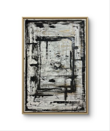 Pittura intitolato "Estruturas do Caos" da Sofiya Muzychak, Opera d'arte originale, Acrilico Montato su Telaio per barella i…