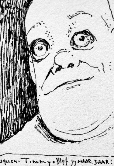 Desenho intitulada "Timmyy" por Milto Sideris, Obras de arte originais, Tinta