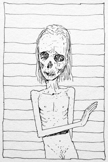 Talk to the hand 图画 标题为“Talk to the hand” 由Milto Sideris, 原创艺术品, 墨