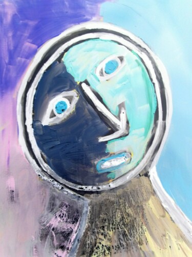 绘画 标题为“L'homme bleu” 由Pacôme Coquet, 原创艺术品, 2D数字工作