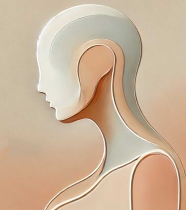 Картина под названием "Silence sculpté" - Ds 26, Подлинное произведение искусства, Акрил