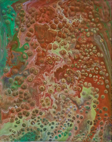 Peinture intitulée "DelSoko 85." par Guy Henri Delvoye (DelSoko), Œuvre d'art originale, Acrylique Monté sur Châssis en bois