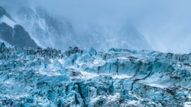摄影 标题为“Wall of Azure, Whit…” 由Nicolas Tolstoï, 原创艺术品, 数码摄影