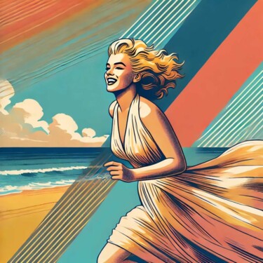 Liberté Californienne Pittura intitolato "Liberté Californien…" da Ds 26, Opera d'arte originale, Pittura digitale