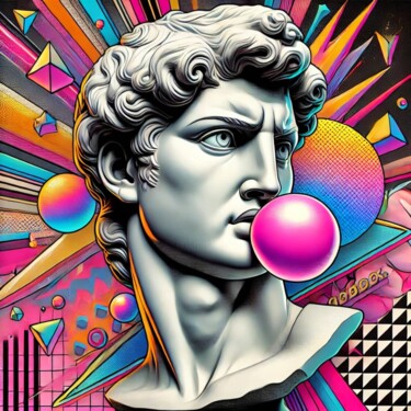 Pittura intitolato "David Pop-Dimension" da Ds 26, Opera d'arte originale, Pittura digitale