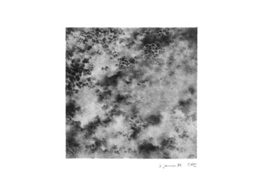 Dessin intitulée "dessins 15x15 #11" par Marie-Pascale Corcuff, Œuvre d'art originale, Crayon