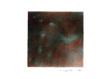 Zeichnungen mit dem Titel "dessins 15x15 #15" von Marie-Pascale Corcuff, Original-Kunstwerk, Bleistift