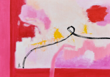 Lost in Thought Painting titled "Lost in Thought" by Misako Chida, Original Artwork, Acrylic