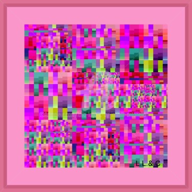 제목이 "FOULARD DA COLLEZIO…"인 섬유 예술 Laila Lago & C. By Iannilli Antonella로, 원작, 디지털 페인팅