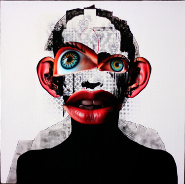 Malerei mit dem Titel "CAGABANDÚRRIES" von Aleix Albareda, Original-Kunstwerk, Acryl Auf Keilrahmen aus Holz montiert