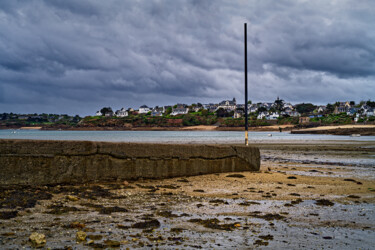 Carantec, depuis Callot la grève blanche, la chaise du curé. Photographie intitulée "Carantec, depuis Ca…" par Thierry Martin, Œuvre d'art originale, Photographie numérique
