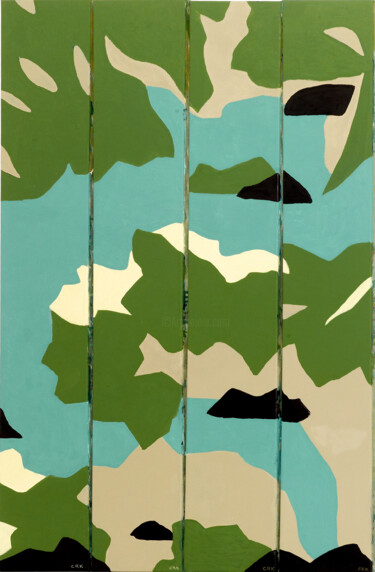 Peinture intitulée "l'été 33" par Clara Ramirez Katz, Œuvre d'art originale, Huile Monté sur Châssis en bois