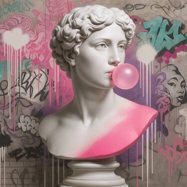 "Classique en Rose"" başlıklı Tablo Ds 26 tarafından, Orijinal sanat, Dijital Resim