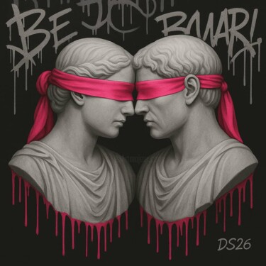 Painting titled "Blind Date Forever" by Ds 26, Original Artwork, Digital Painting