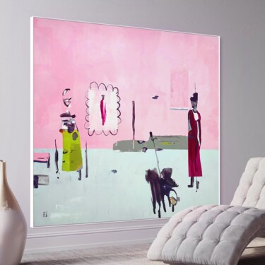 "Boutique" başlıklı Tablo Pez tarafından, Orijinal sanat, Akrilik