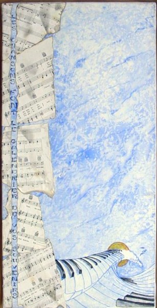 Installation intitulée "the piano in the sea" par Mabdeco, Œuvre d'art originale, Autre