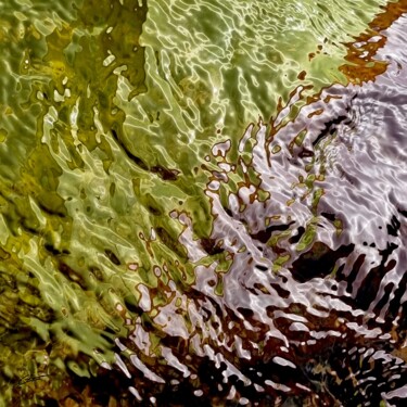 Photographie intitulée "Coulée d'or jaune e…" par Sylvie Chapuis, Œuvre d'art originale, Photographie non manipulée
