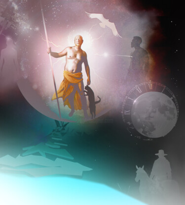 Photography titled "Gleichgewicht mit K…" by Andreas Pinternagel, Original Artwork, Digital Painting
