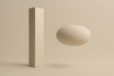Arte digitale intitolato "Suspended Relation" da Alberto Capitani, Opera d'arte originale, Immagine generata dall'IA