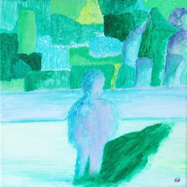 Peinture intitulée "Inner Contemplation" par Louis Pasquier, Œuvre d'art originale, Acrylique Monté sur Châssis en bois