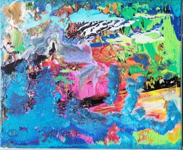 Peinture intitulée "Land Of Wonders And…" par Louis Pasquier, Œuvre d'art originale, Acrylique Monté sur Châssis en bois