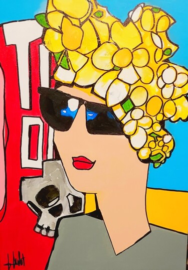 Peinture intitulée "Time to pop" par Eric Dhulst, Œuvre d'art originale, Acrylique Monté sur Châssis en bois