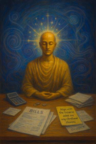 Digital Arts με τίτλο ""THE BEING THINKING…" από Cem Eker, Αυθεντικά έργα τέχνης, Μεμβράνη πολυγράφου