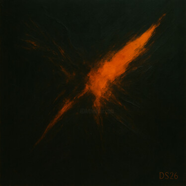 Schilderij getiteld "Fracture lumineuse" door Ds 26, Origineel Kunstwerk, Acryl