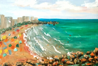 Miniature,OilPainting “Summer Shore” on board beach "Miniature,OilPainti…" başlıklı Tablo Natalia Malicka (ARTPOSITIVE / ARTPOZYTYW) tarafından, Orijinal sanat, Petrol