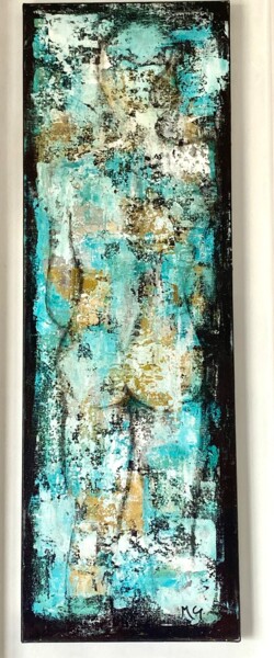 绘画 标题为“Marine 30 acrylique…” 由Mg, 原创艺术品, 丙烯