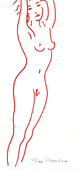 印花与版画 标题为“Sérigraphie n° 78” 由Paul Maulpoix, 原创艺术品, 丝网印刷
