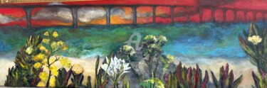 제목이 "Pont de l’île de ré"인 미술작품 Izla로, 원작, 아크릴