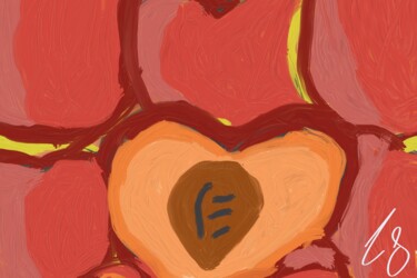 Digital Arts titled "Pêches" by Enrico Siconnelly, Original Artwork, Digital Painting
