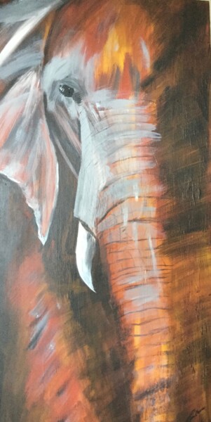Peinture intitulée "Mystère" par Patricia Carlier, Œuvre d'art originale, Acrylique
