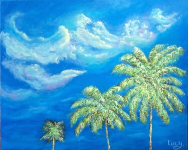 Under the Tropical Sky 绘画 标题为“Under the Tropical…” 由Lucy Moon, 原创艺术品, 油