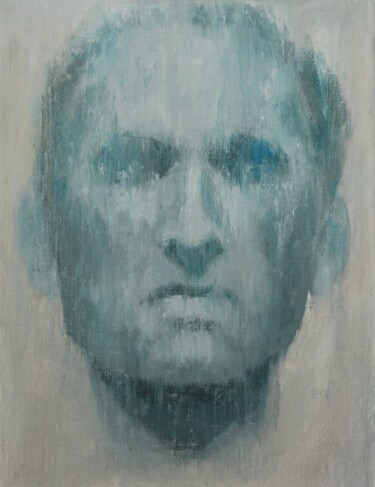 Schilderij getiteld "Disintegration 4" door Natalia Erkovich, Origineel Kunstwerk, Olie Gemonteerd op Karton