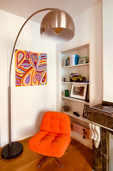 Peinture intitulée "Un Love Life qui a…" par Philippe Combis (PhilIppe CBS), Œuvre d'art originale, Acrylique Monté sur Châs…