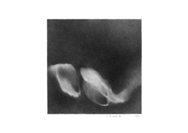 Σχέδιο με τίτλο "dessins 15x15 #30" από Marie-Pascale Corcuff, Αυθεντικά έργα τέχνης, Μολύβι