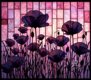 Arte digitale intitolato "Poppy #03" da Skullvers3, Opera d'arte originale, Pittura digitale