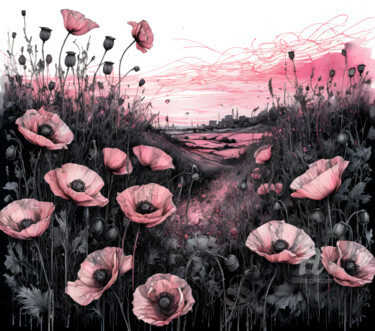 Arte digitale intitolato "Poppy #06" da Skullvers3, Opera d'arte originale, Pittura digitale